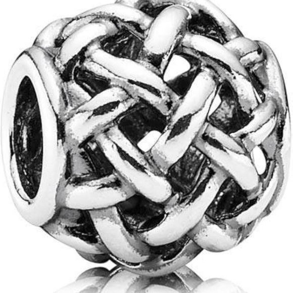 Pandora Sterling Silver Forever Entwined Bracelet Bead - Picture 1 of 1